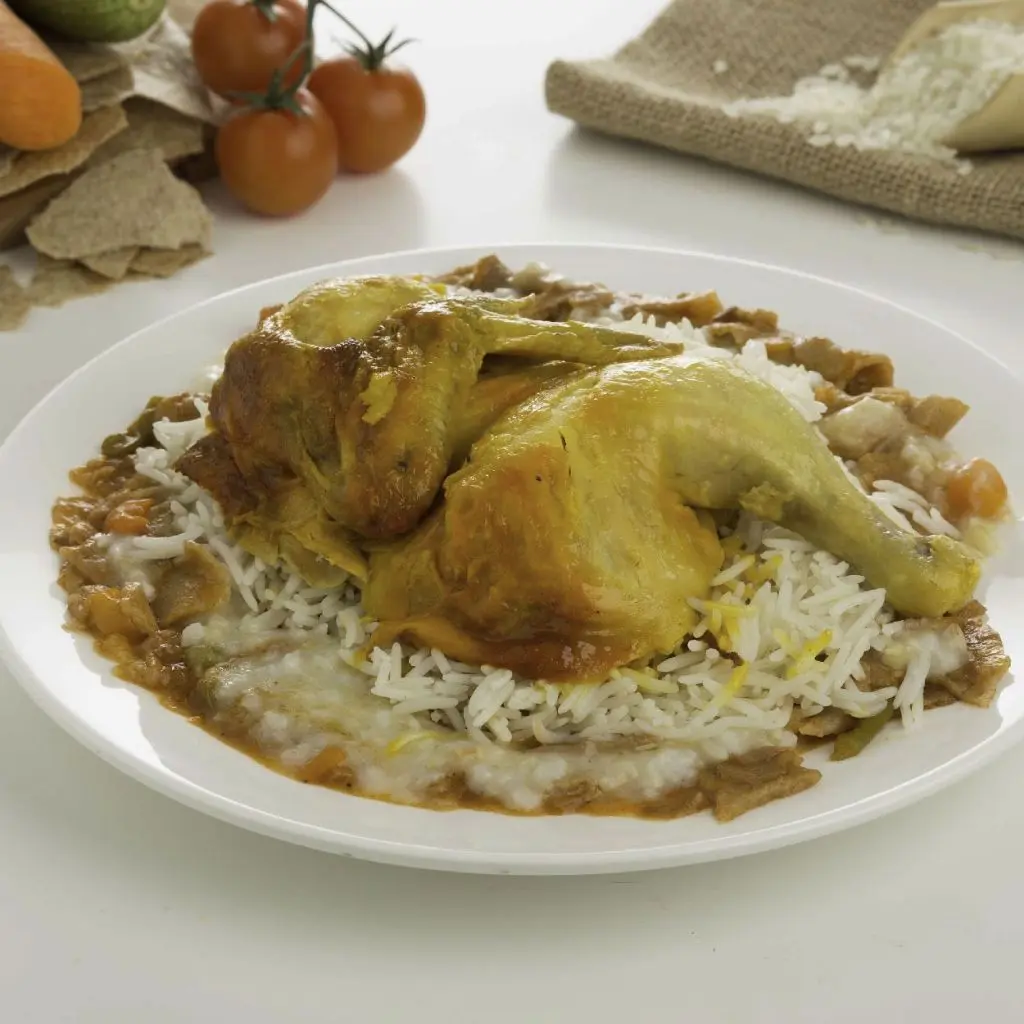 مثلوثة دجاج - ربع
